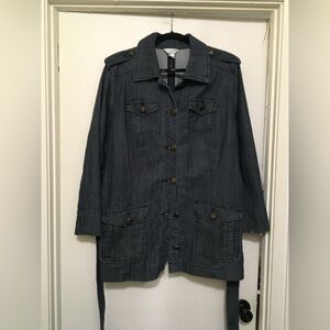 Stylish Ash Blue Denim Jacket
